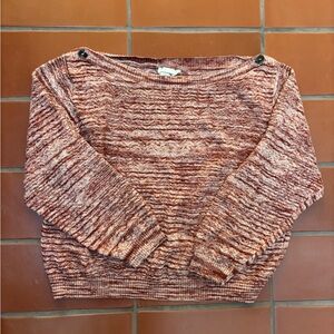 Women's Marled Sweater - Red